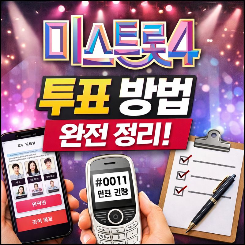 미스트롯4 투표방법